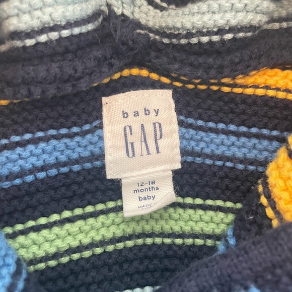 GAP Hooded Cardigan, Size 12-18M - Picture 2 of 5